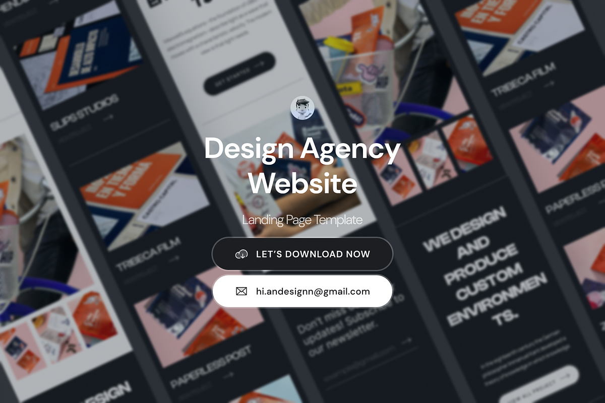 Design Agency Landing Page Template, a Landing Page Template by andrisetiawannn (Photo 6 of 6)