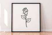 Rose Silhouette SVG Bundle, a Decorative Illustration by newminddesign (Thumbnail 5 of 5)