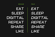 Digittal Logo Sans Font, a Sans Serif Font by Artiveko (Thumbnail 9 of 10)