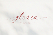 Glorea - A Lovely Calligraphy Font, a Script Font by Pen Culture (Thumbnail 1 of 9)