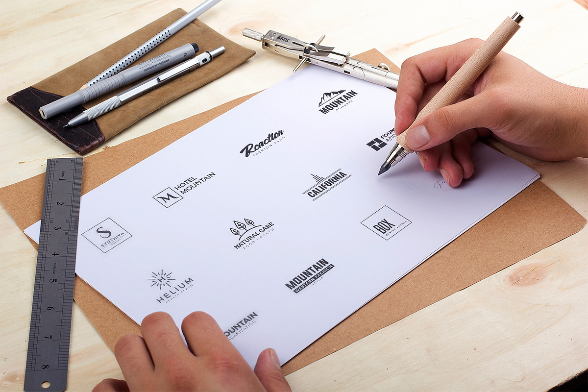 120 Minimal Branding Logo Pack, a Branding & Logo Template by XpertgraphicD (Photo 5 of 7)