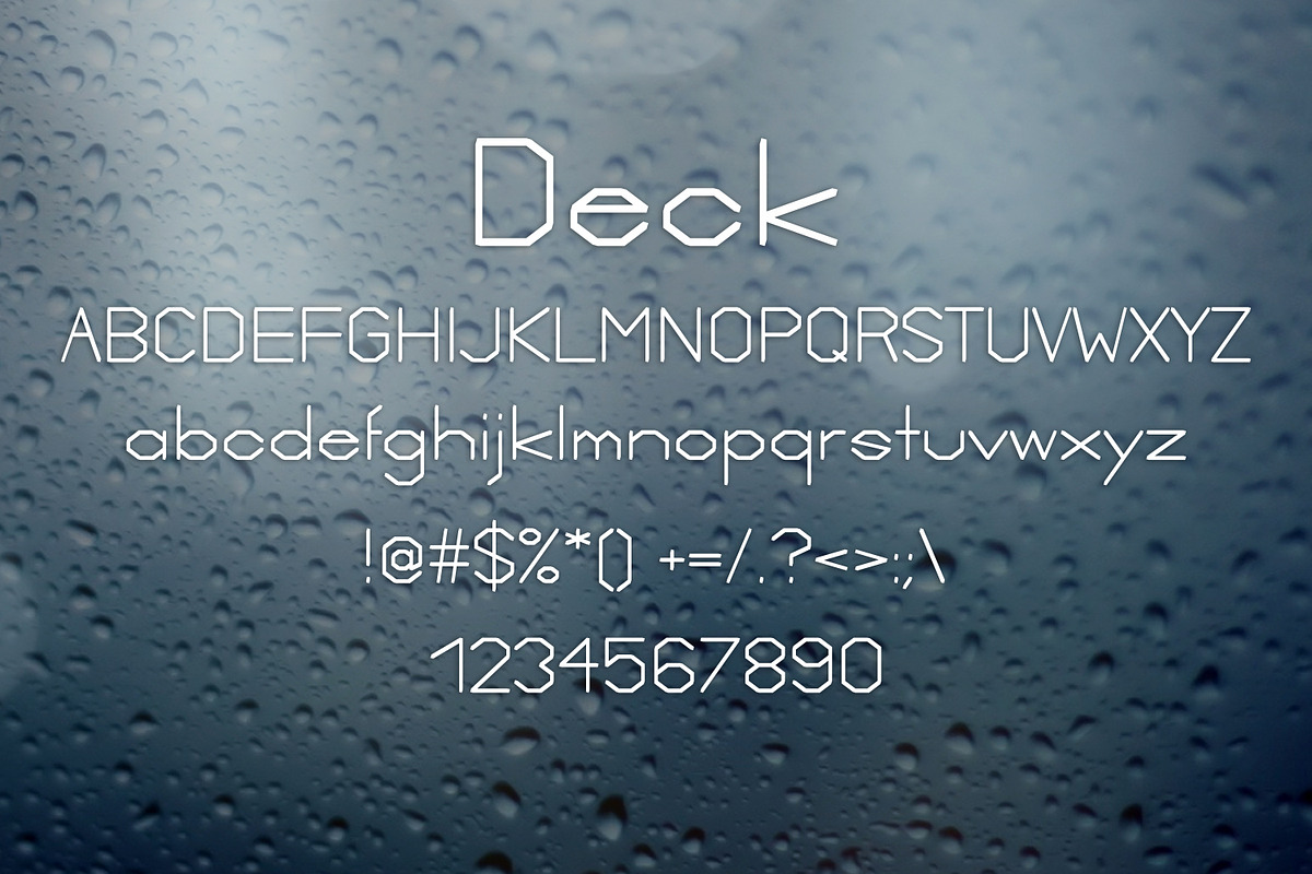 DECK font preview 2