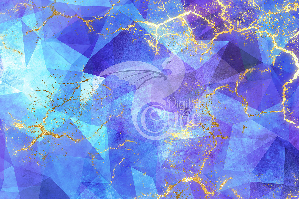 Fire Sapphire Textures, a Texture Graphic by Digital Curio