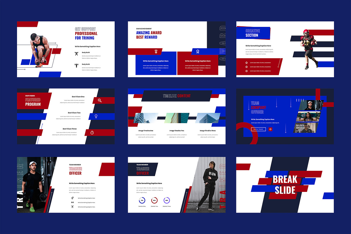 Multisport - Presentation Template, a Presentation Template by TMint ...