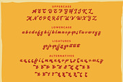Karolin - Retro Font, a Script Font by yellowline (Thumbnail 6 of 8)