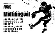 Quadrophonic Stylish Condensed Font, a Sans Serif Font by ikiiko (Thumbnail 7 of 7)