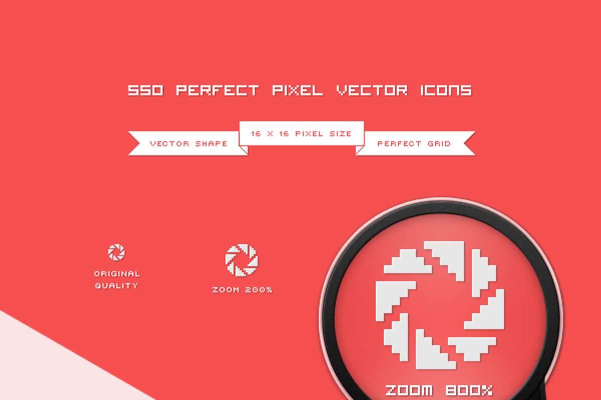 550 perfect pixel vector icons preview 2
