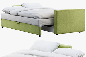 Ikea Friheten Sofa-bed 3d Model