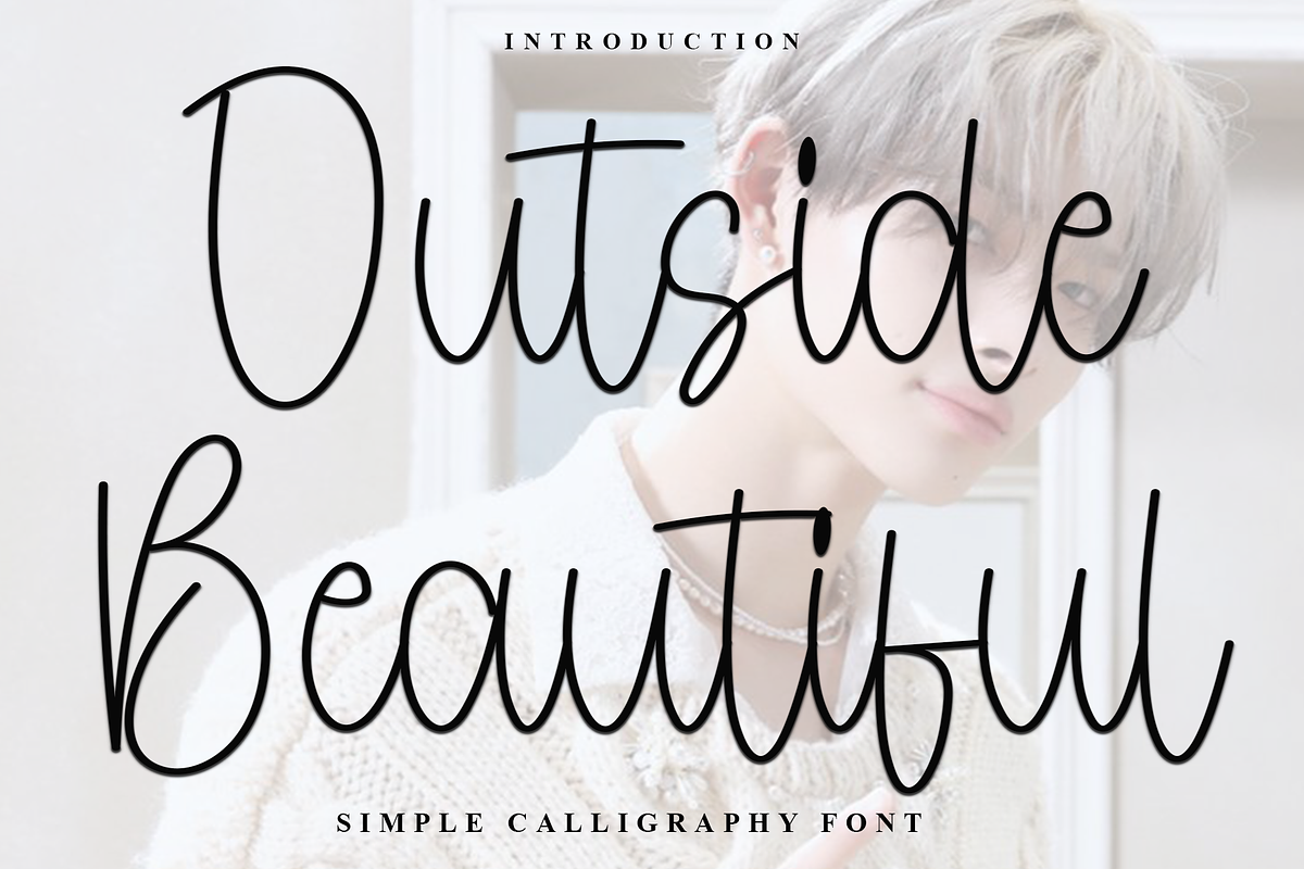 Outside Beautiful, a Handwritten Font by FreshTypeINK (Photo 1 of 8)