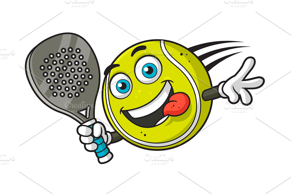 Padel Mascot, an Illustration by Vector Kitchen by Zoljo (Photo 1 of 3)