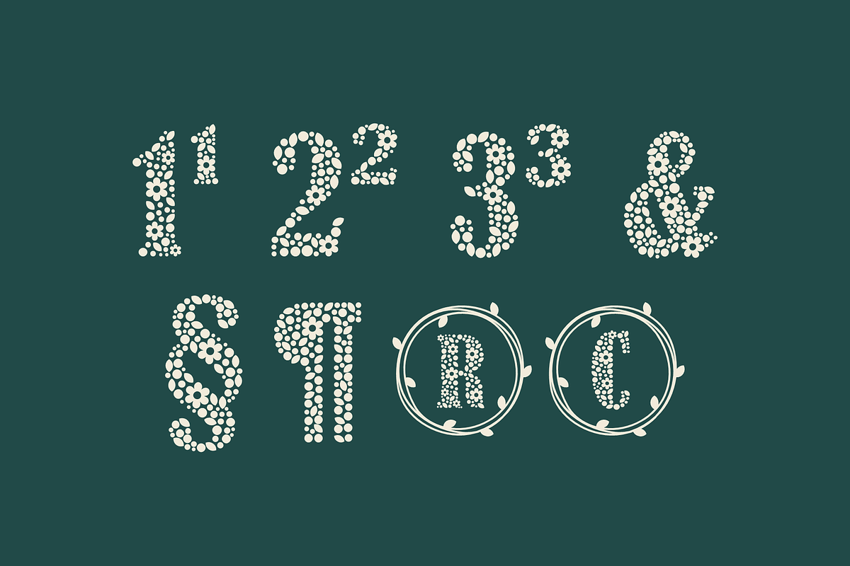Botany Festival, a Serif Font by LoneArmy (Photo 9 of 10)