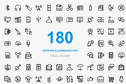 Network & Communication Hand Drawn, an Icon by Dinosoftlabs (Thumbnail 1 of 2)