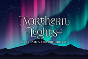 Northern Lights | Procreate Brushes, a Brush Add-On by The Creative Bix (Thumbnail 1 of 11)