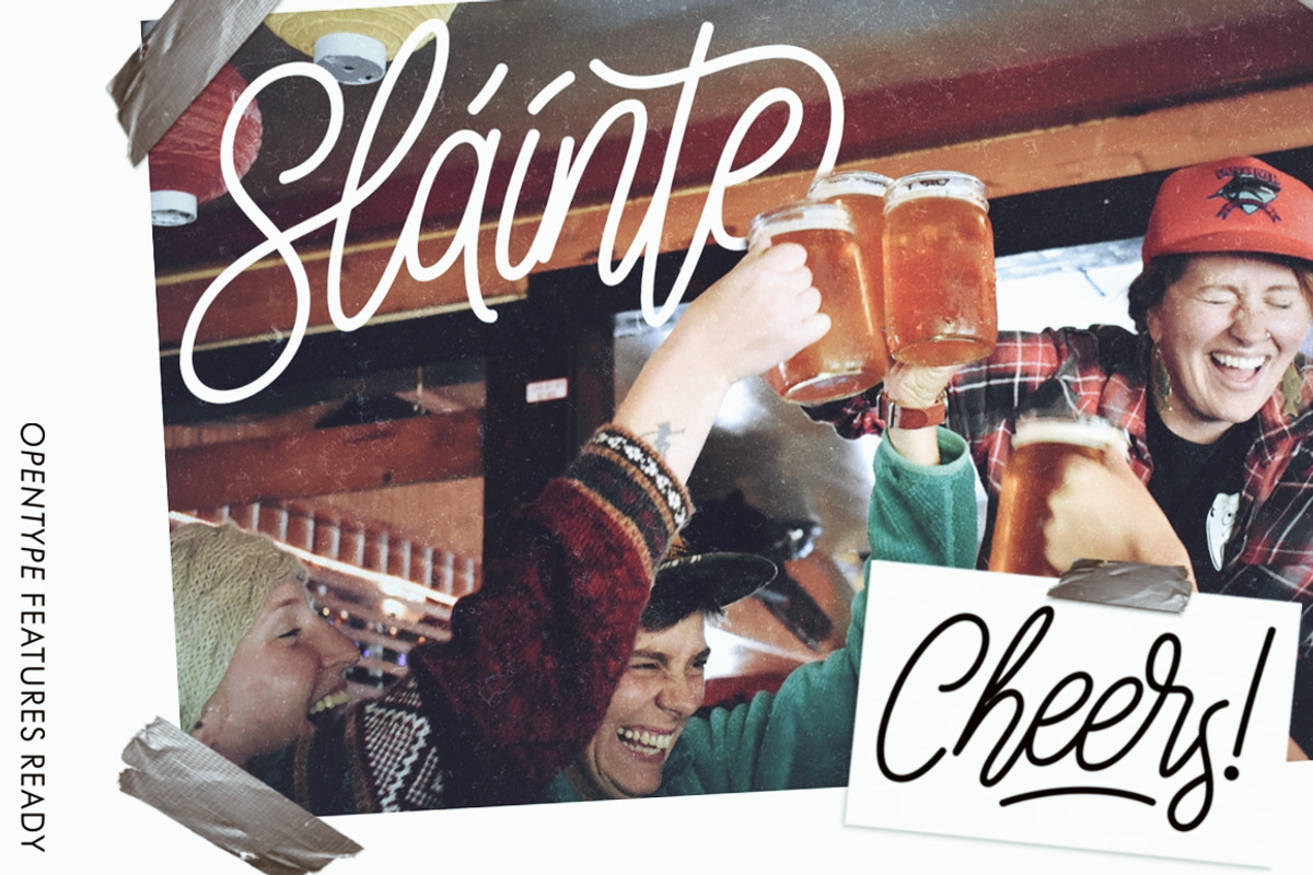 Sláinte Script preview 3
