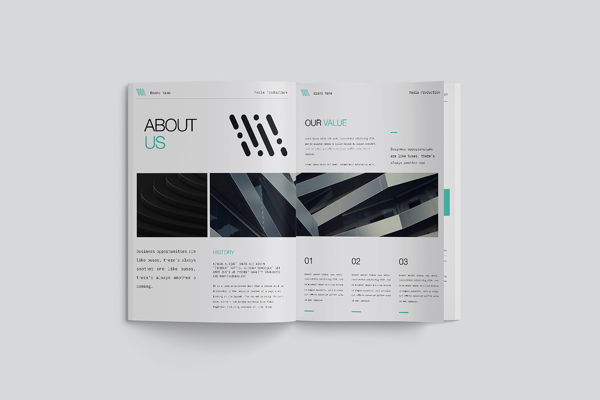 Project Business Proposal Template, a Brochure Template by TMint Play (Photo 4 of 8)