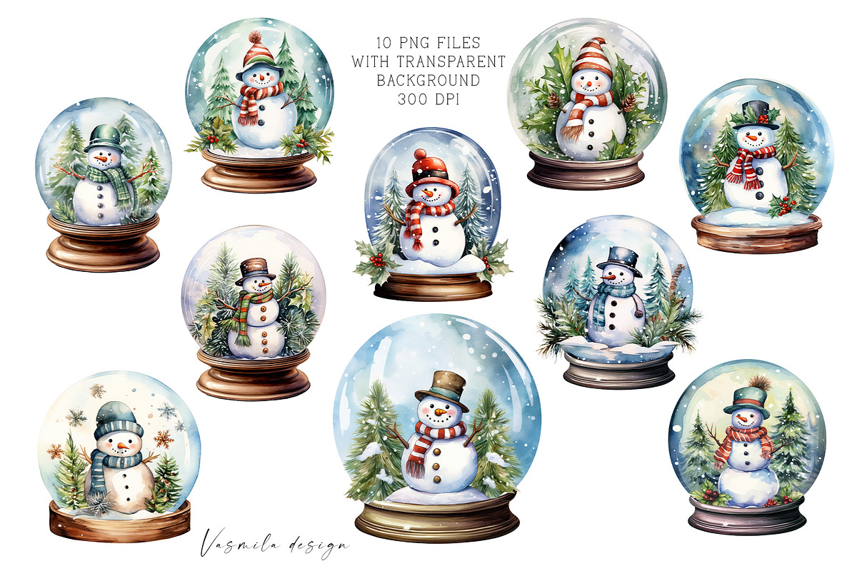 Christmas Bundle, a Seasonal Illustration by Vasmila (Photo 13 of 21)