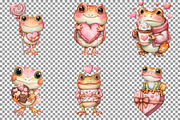 Whimsical Valentine Frog Clip-art, an Illustration by Sublimation Artist (Thumbnail 4 of 6)