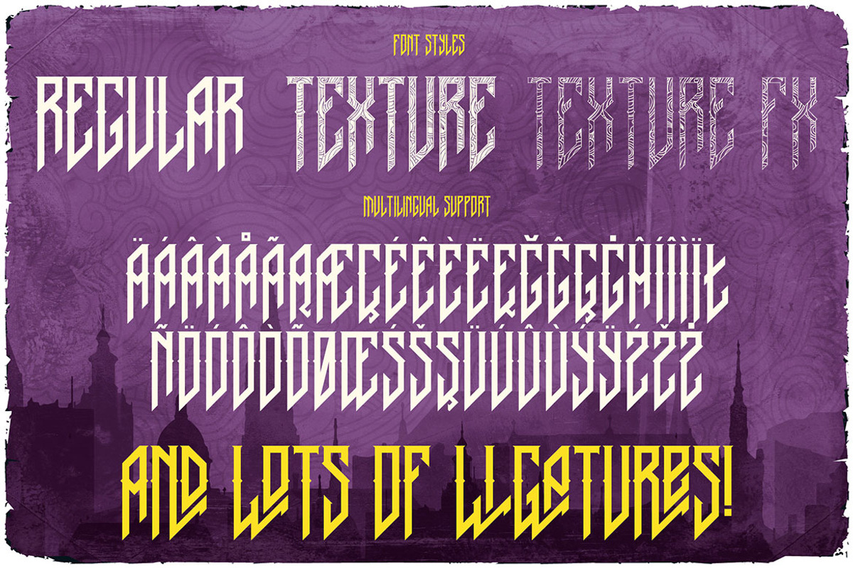 Ironspire - Blackletter Layered Font, a Blackletter Font by JumboDesign (Photo 5 of 5)