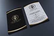 Gold And Black Business Card, a Business Card Template by Marvel (Thumbnail 3 of 4)