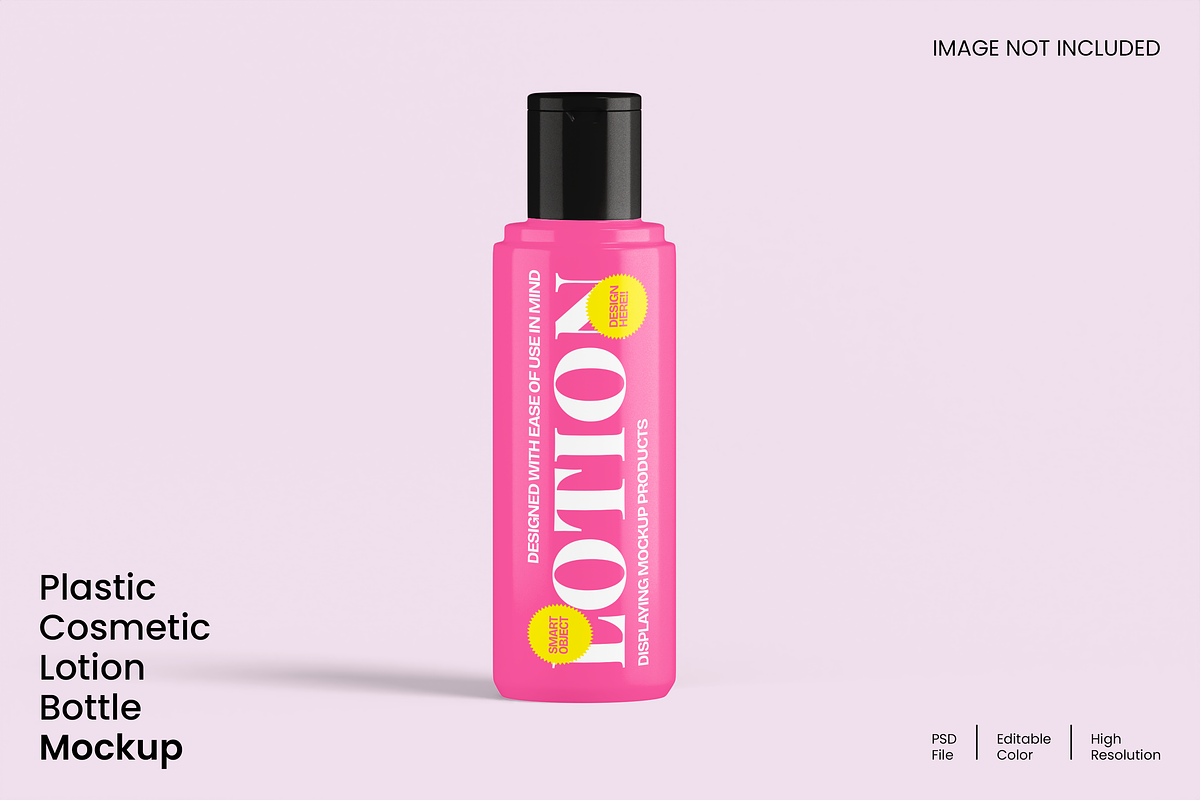 Cosmetic Lotion Bottle Mockup, a Packaging Mockup by Unerispace