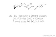 Black Frames Bundle - 20 Mockups, a Print Template by VNmockup (Thumbnail 7 of 9)