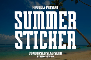 Summer Sticker - Condensed Slab