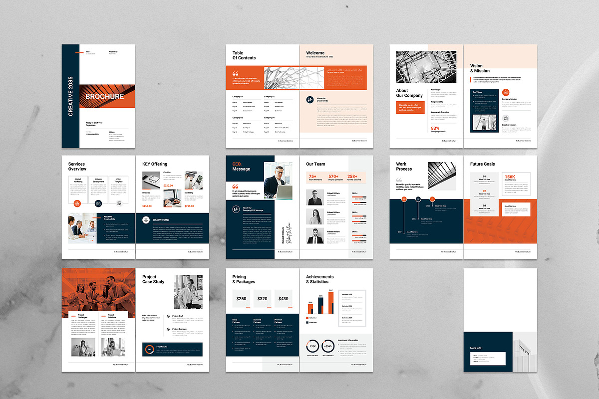 Business Brochure Template, a Brochure Template by NorthPeak (Photo 10 of 10)