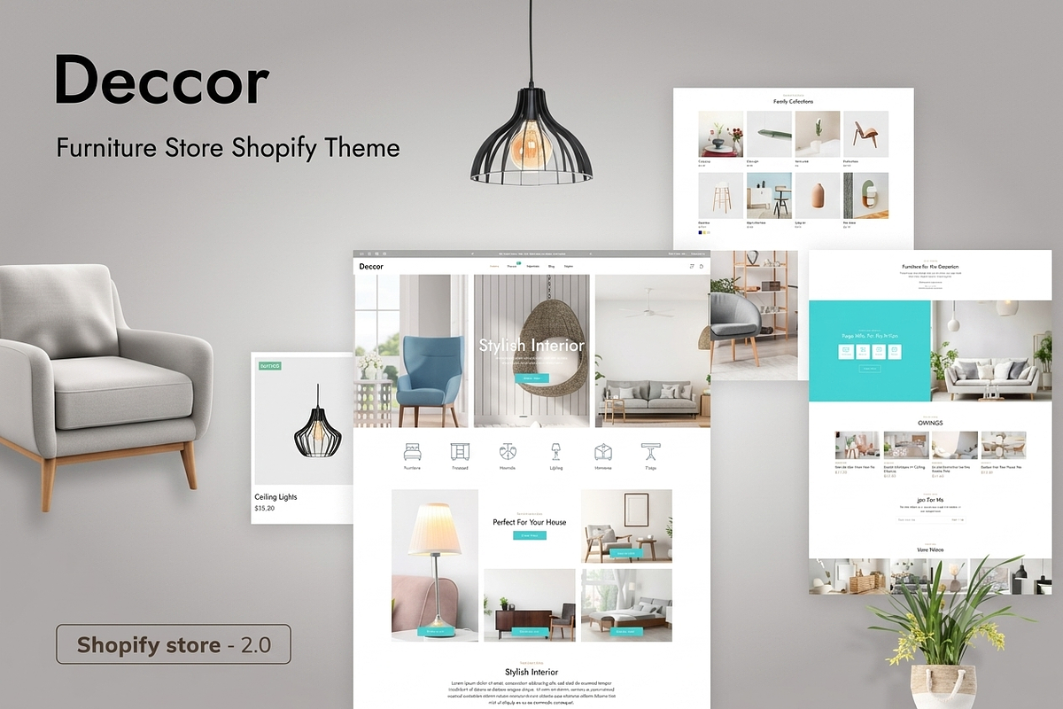 Deccor Furniture Store Shopify Theme, a Shopify Template by ThemesRain (Photo 2 of 3)