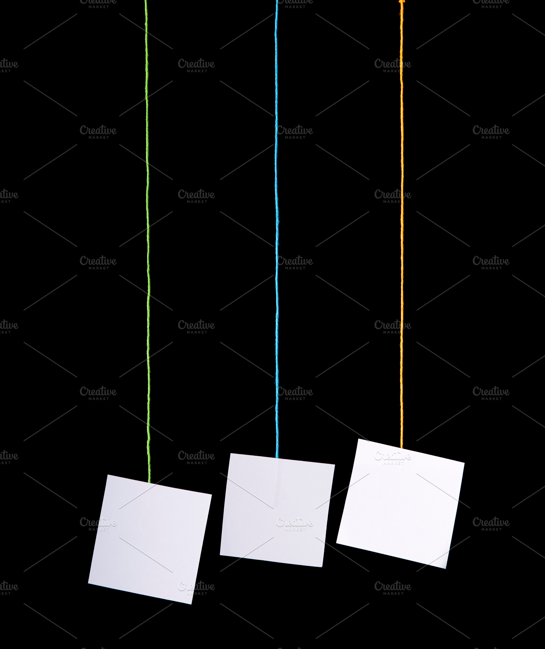 Hanging White Tags, a Background Photo by THP Creative