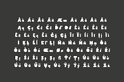 Cut Outs: A Sharp Edged Font, a Slab Serif Font by Britt Fabello (Thumbnail 6 of 6)