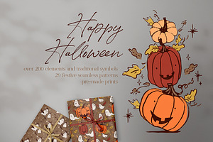 Happy Halloween Print and Patterns