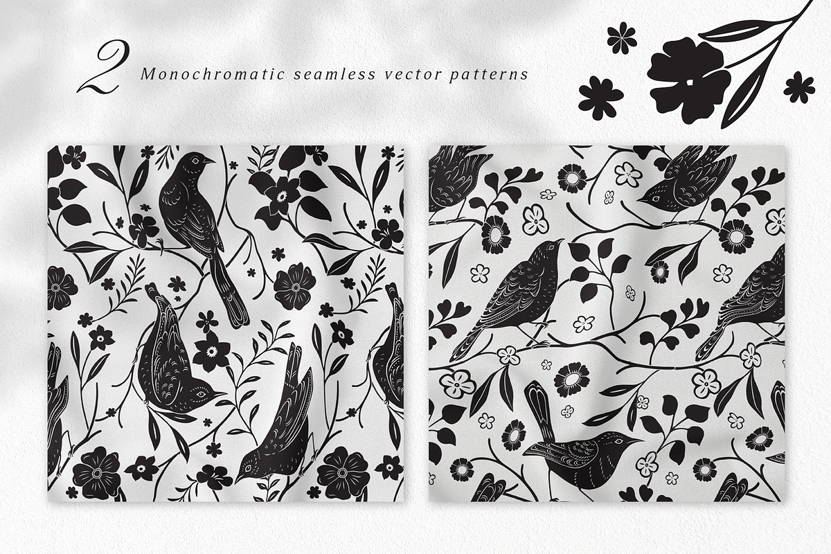 Monochrome Magic 4 in 1 Bundle, a Decorative Illustration by rouxsupplyco (Photo 15 of 27)