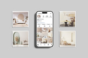 Instagram Post Mockup, a Social Media Template by Graphiculon (Thumbnail 3 of 11)