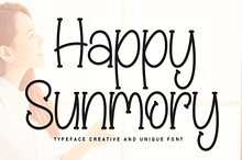 Happy Sunmory | Script Font