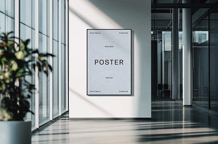 Office Poster Mockup, an Advertising Mockup by Design Squad