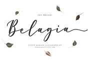 Belagia - Classy Calligraphy, a Script Font by Nirmana Visual (Thumbnail 1 of 7)