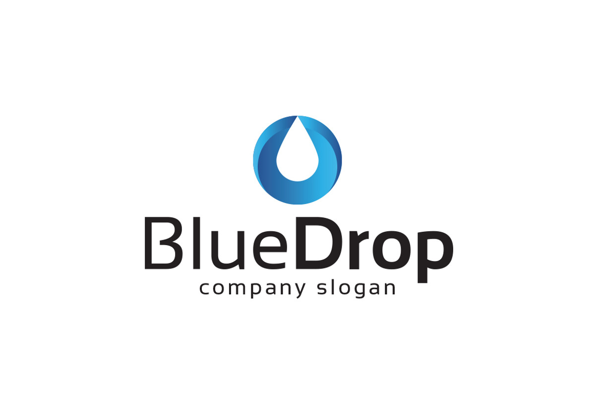 Blue Drop Logo, a Branding & Logo Template by EmilGuseinov (Photo 2 of 2)