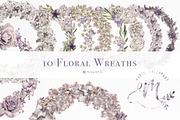 Lilac Purple Watercolor Flowers, an Illustration by May • SHO (Thumbnail 9 of 13)