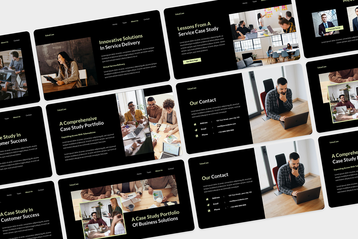 Case Study Presentation Powerpoint, a Presentation Template by Annora Studio (Photo 4 of 5)