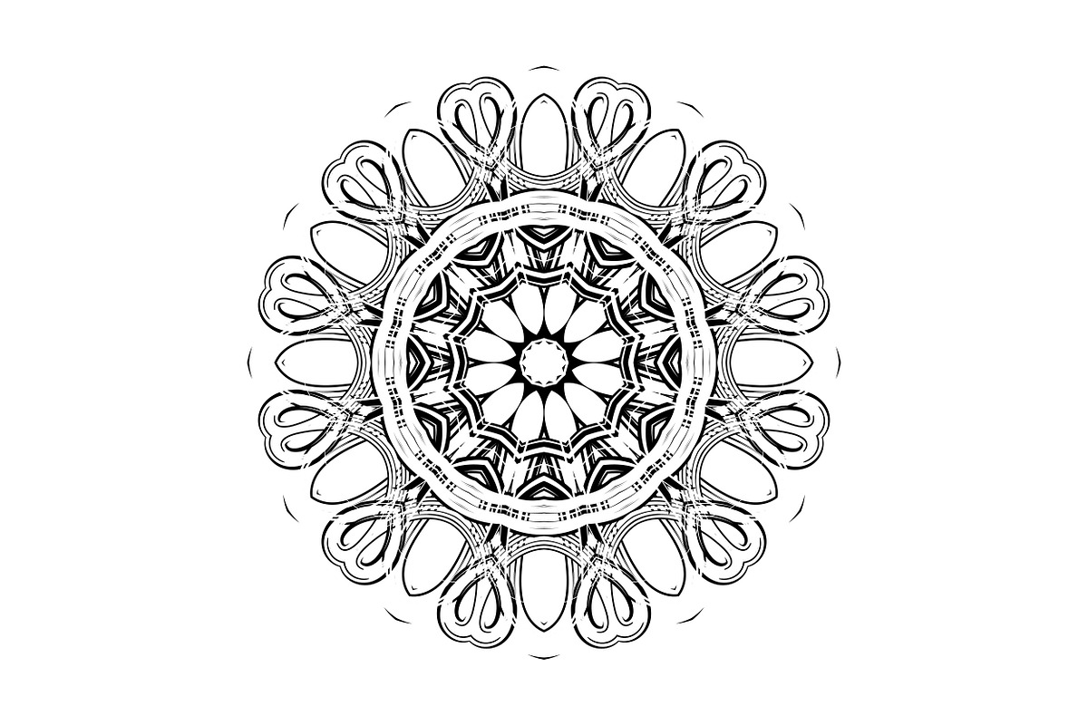 Decorative Mandala Digital Art Pack, a Decorative Illustration by NJ Himel (Photo 47 of 101)