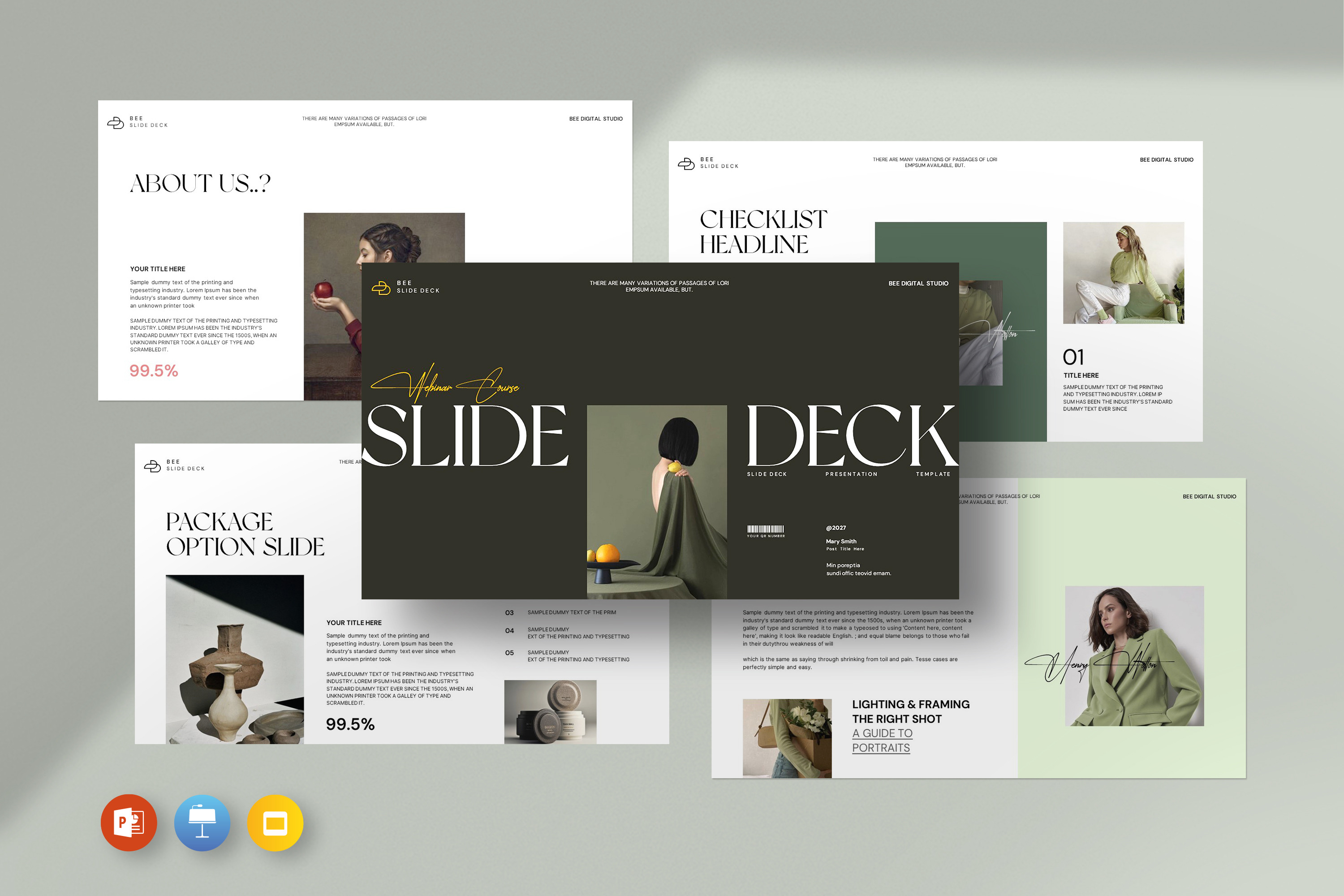 Slide Deck Presentation Template, a Presentation Template by evgenystudio