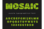 Puzzle alphabet. Jigsaw funny font, an Object Illustration by YummyBuum (Thumbnail 1 of 3)