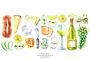 White wine, a Food Illustration by katya.bogina (Thumbnail 1 of 5)