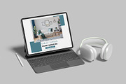 Tablet Pro With Keyboard Mockup, an iPad Mockup by lamorastudio (Thumbnail 5 of 11)