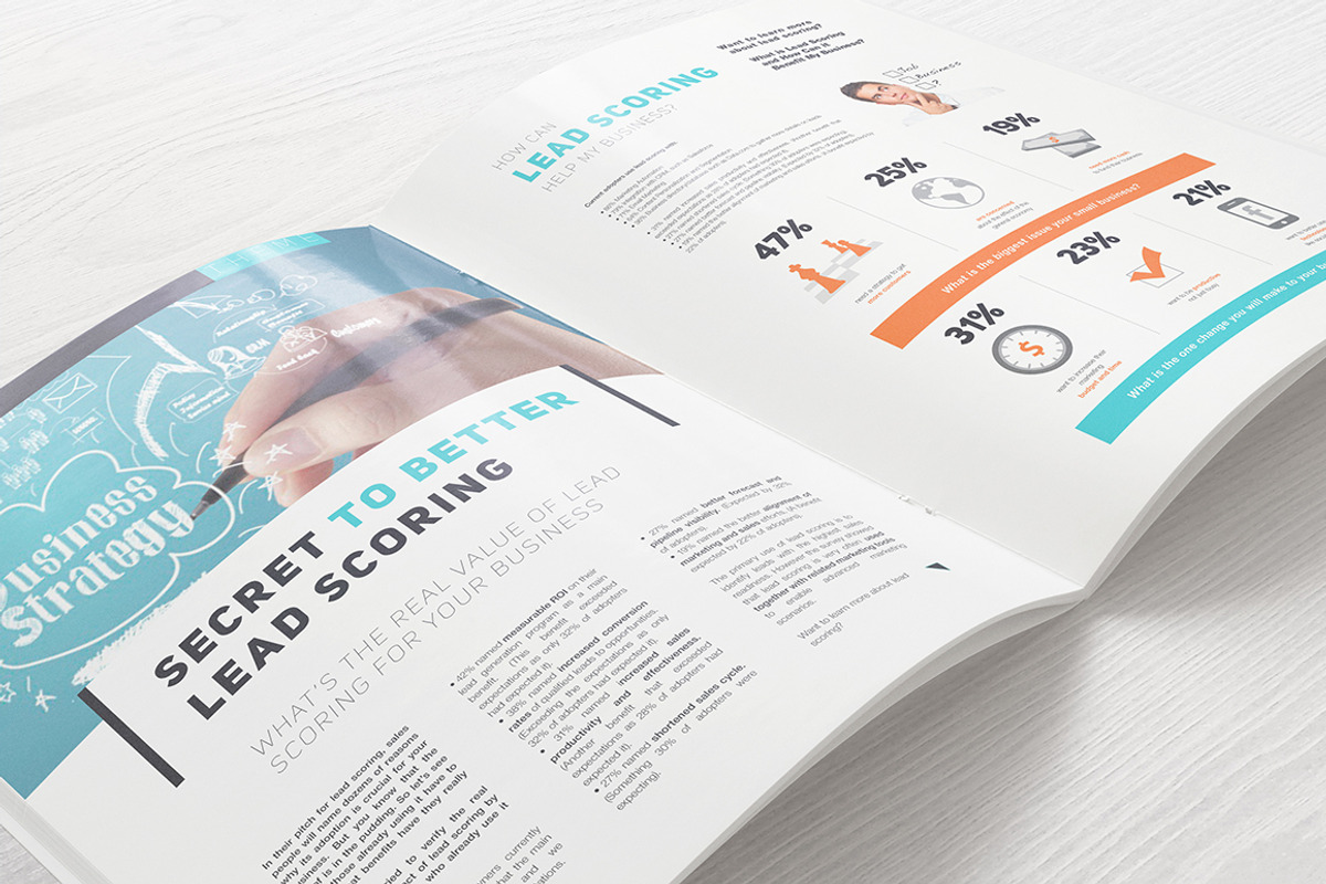 US Portrait Magazine /Catalog Mockup, a Print Template by ItemBridge (Photo 1 of 3)