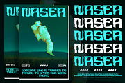 Hiraki - Modern Techno Font, a Handwritten Font by MaikoHatta (Thumbnail 4 of 7)