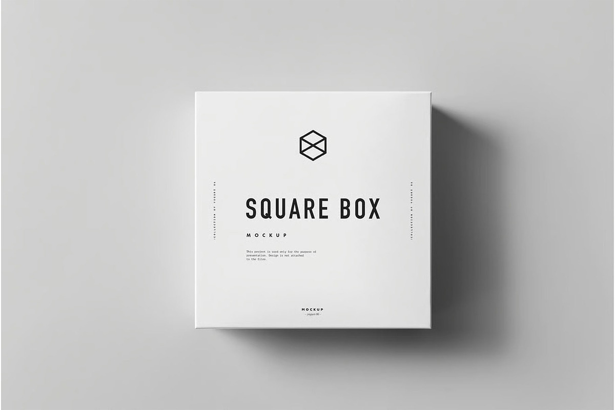 Square Shoe Box Mock-up, a Product Mockup by zippypixelstudio (Photo 5 of 7)