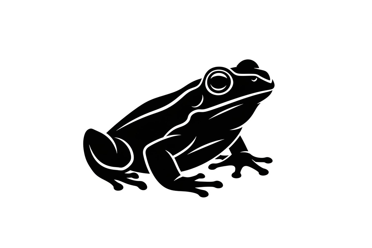 Frog Silhouette Vector Bundle, an Illustration by jahid234 (Photo 8 of 46)