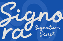 Signora - Sleek Signature Script