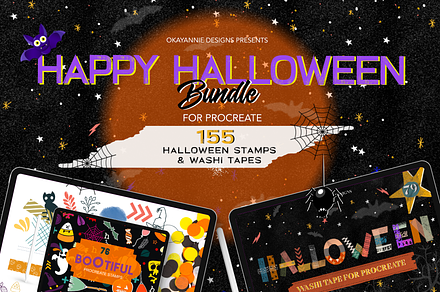 Happy Halloween Procreate Bundle